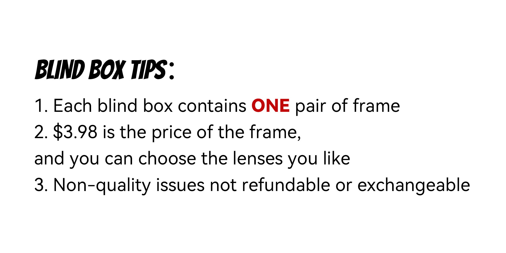 Mystery Box For Men Frame VlookGlasses